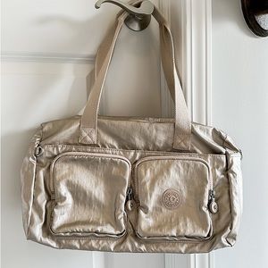 Kipling Cyrene Sparkly Gold Bag NWT (tags were removed)